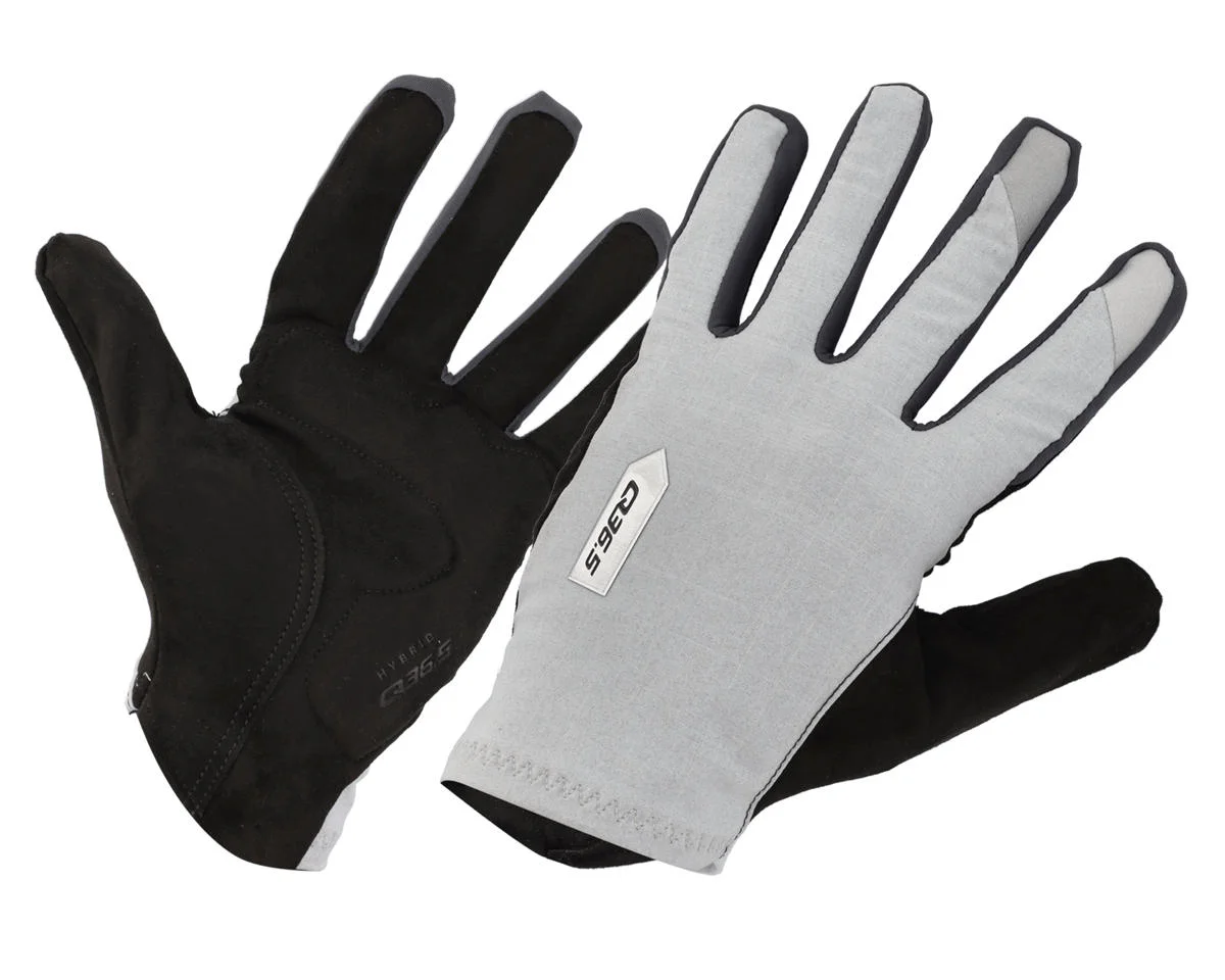 Q36.5 Hybrid Full Finger Gloves (Ice Grey) (XS)